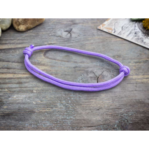 Találékonyság lila paracord karkötő