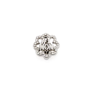 PARIS #1MOM charm karkötő kiegészítő cirkónia kristály berakásos,flexibilis karkötőhöz