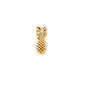 PARIS ananász charm karkötő kiegészítő flexibilis karkötőhöz, a nyár sláger szimbóluma Színe: arany Anyaga: ötvözet Építs flexibilis karkötőt az általad választott charmokkal!