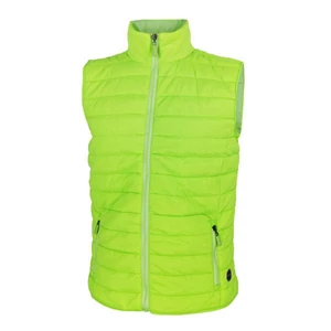Dressa Sport könnyű steppelt cipzáros férfi mellény - lime (S-3XL)