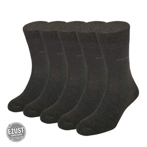Dressa ezüstszálas gumi nélküli zokni -sötétszürke- 5 pár