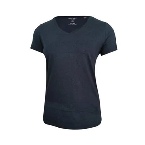 Dressa Supima női V nyakú pamut póló - sötétkék (XS-XXL)