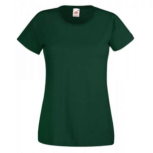 Fruit of the Loom 61372 Valueweight T női rövid ujjú póló- sötétzöld (XS-XXL)
