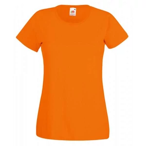 Fruit of the Loom 61372 Valueweight T női rövid ujjú póló-narancs (XS-XXL)