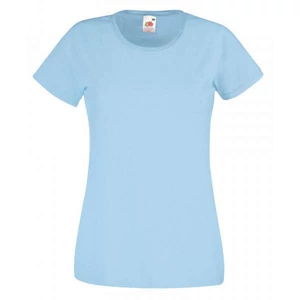 Fruit of the Loom 61372 Valueweight T női rövid ujjú póló-világoskék (XS-XXL)