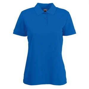 Fruit of the Loom 63212 Lady-Fit női galléros rövid ujjú póló- királykék (S-XXL)