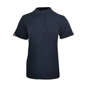 Dressa Basic női rövid ujjú pamut galléros piké póló-sötétkék (S-XXL)