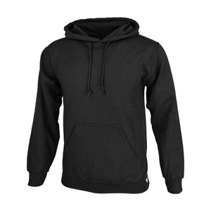 Dressa Basic kenguruzsebes pamut kapucnis pulóver- fekete (S-XXL)