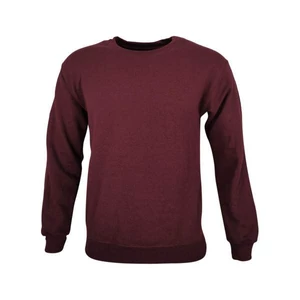 Dressa Vintage környakú pamut pulóver-gesztenyebarna (S-XXL)