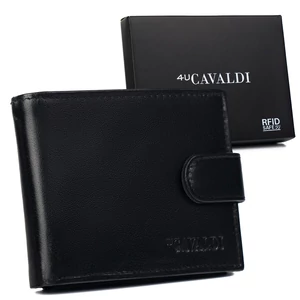 Férfi Bőr Pénztárca 0002L-P-Bs-Rfid-9327 Black