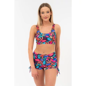 Budmil női bikini felső - színes levél mintás