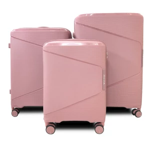 Zellia Polipropilén Bőrönd Ppb088 - Rosegold Szett