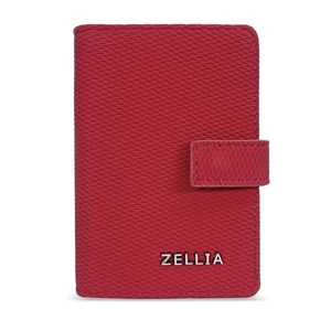 Zellia Női Kártyatartó Hz-128 D217 - 2181D - Red - Piros
