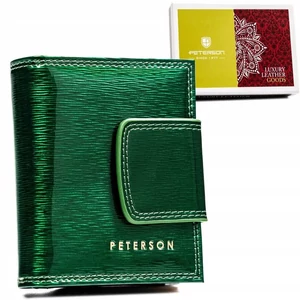 Peterson Női Bőr Pénztárca Ptn 42329-Sh-7631- zöld