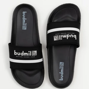 Budmil uniszex papucs - fekete - fehér