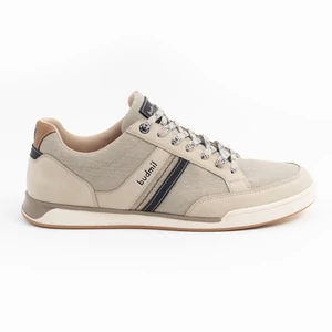 Budmil férfi kényelmes utcai sneaker cipő - bézs