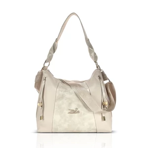 Zellia Női Válltáska 25079 Beige-Arany - Glass -