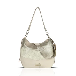 Zellia Női Válltáska 26058 Beige-Arany