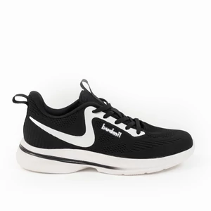 Budmil női szabadidőcipő sneaker - fekete-fehér