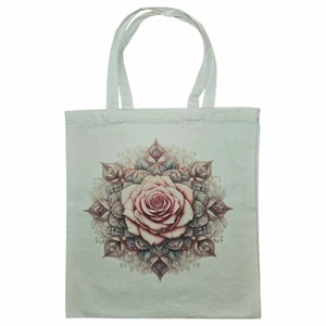 Mandala rózsa – vászontáska