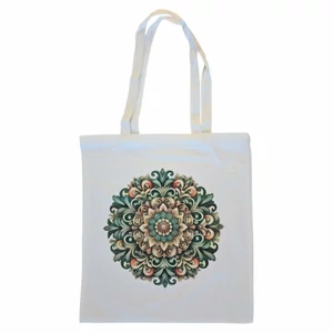 Zöld mandala – vászontáska