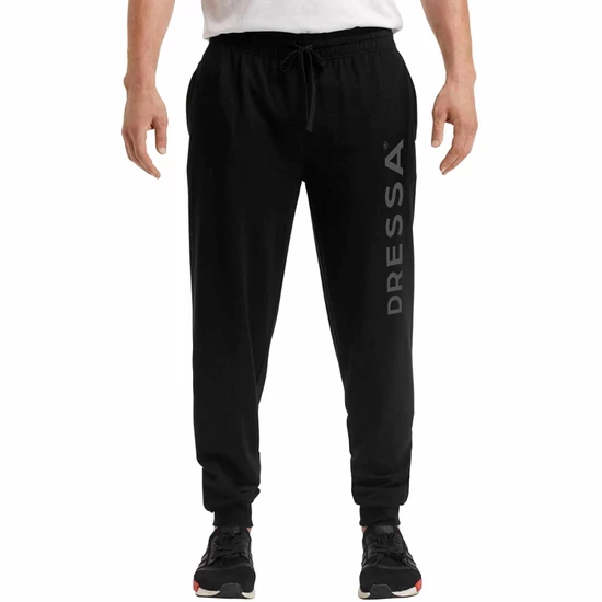 Dressa Jogger pamut férfi melegítő nadrág - fekete (M-3XL)