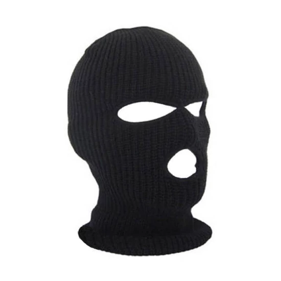 3 lyukas airsoft paintpall kommandós álarc, símaszk - vastag