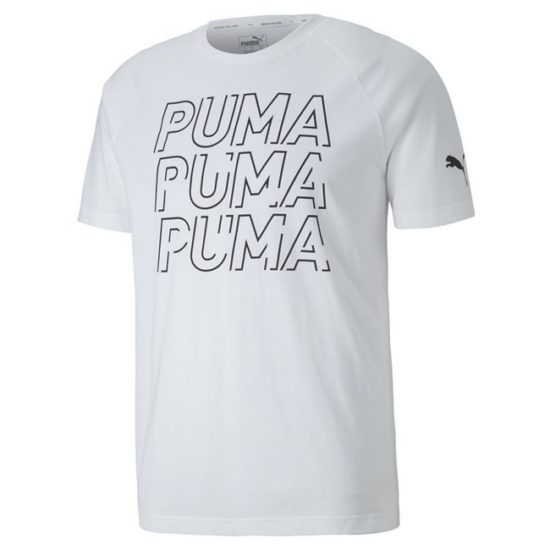 Puma férfi póló MODERN SPORTS Logo Tee-fehér