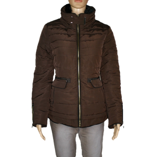 STRADIVARIUS női téli kabát, barna színvilággal, 8095/283/400 modell