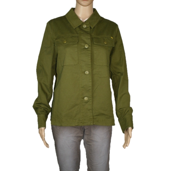 S. OLIVER női átmeneti kabát, khaki színvilággal, 14.903.51.2300 modell