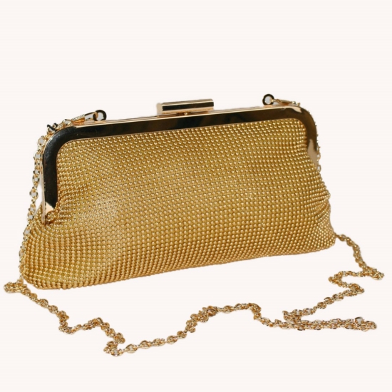 CARPISA női elegáns csillogó táska arany színben BC464801S17 modell