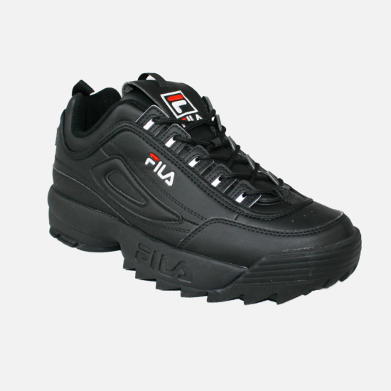 FILA DISRUPTOR LOW férfi sportcipő sneaker, fekete színben, 1010262.12V modell