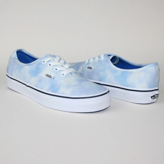 VANS AUTHENTIC TIE DYE gyerek sportos cipő sneaker, palace blue színben, VN 0003B9IWC modell