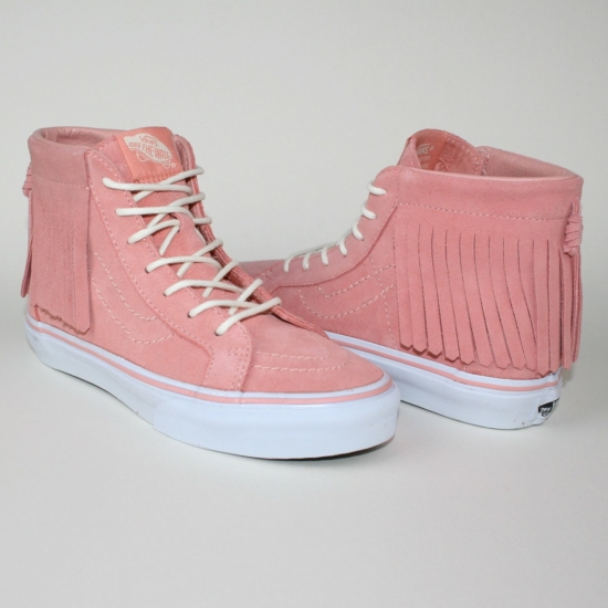 VANS SK8-HI MOC SUEDE gyerek magasszárú sportos cipő sneaker, rózsaszín színben, VN-0 303I3V modell