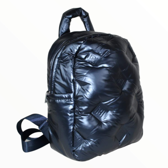 SILVIAROSA női steppelt hátizsák, hátitáska-sötétkék SR2050