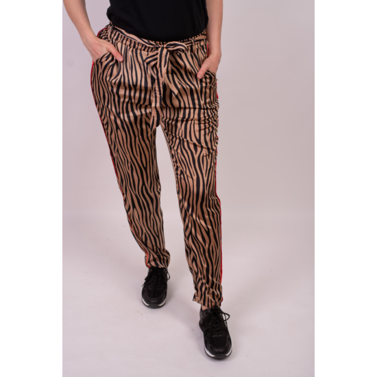 LOVE&amp;DIVINE női hosszúnadrág, kellemes zebra mintás színvilággal, LOVE230-1 modell