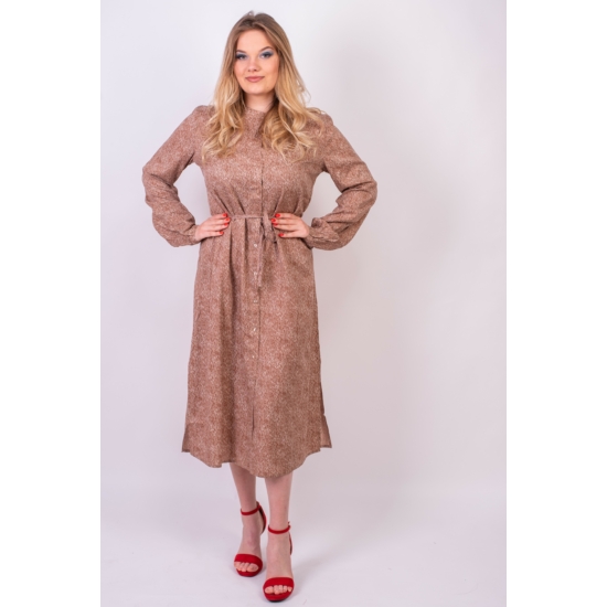 VILA CLOTHES női ruha, kellemes barna színvilággal, 14059667 modell