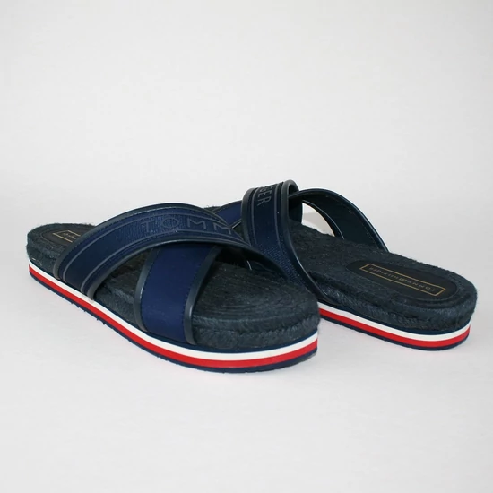 TOMMY HILFIGER női papucs-sötétkék (több méretben)