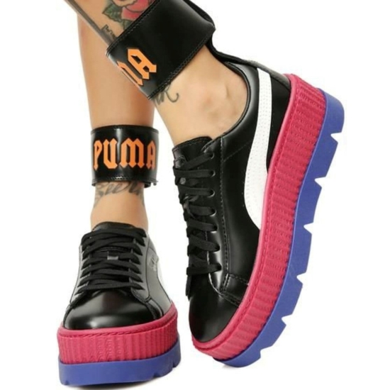 PUMA by RIHANNA női sportcipő sneaker-fekete lila (több méretben)