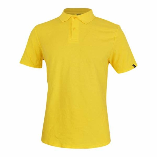 Dressa Basic rövid ujjú pamut galléros piké póló-sárga