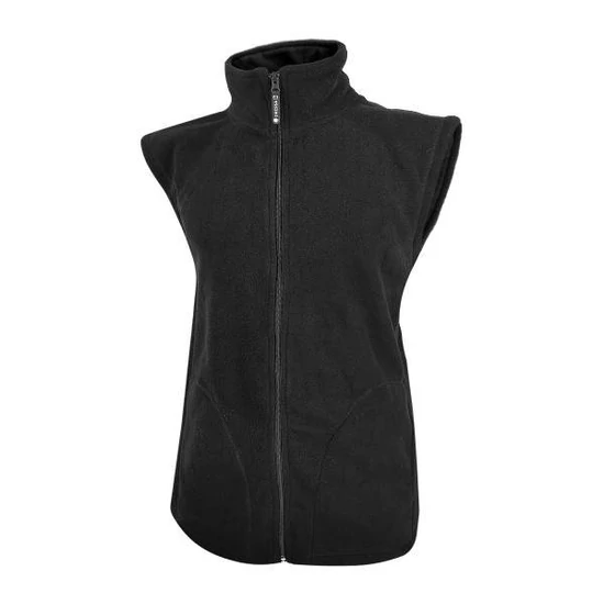 Dressa Basic Thermo cipzáros férfi polár mellény - fekete (S-4XL)