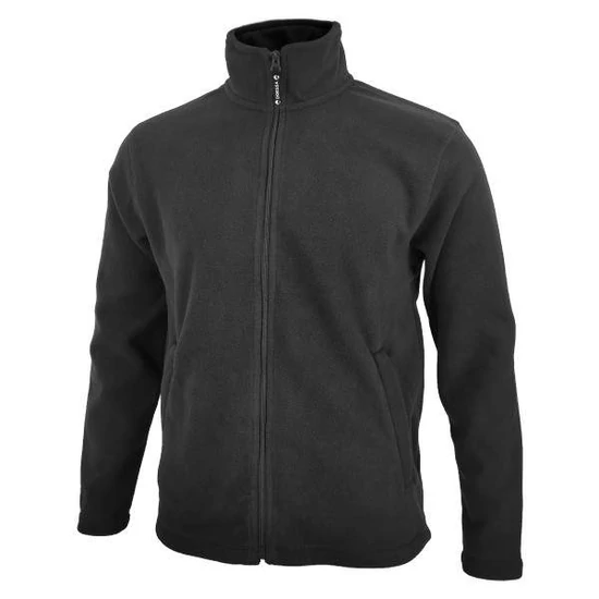 Dressa Basic Thermo cipzáros hosszú ujjú férfi polár pulóver - sötétszürke (S-4XL)