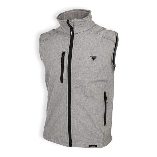 Dressa Softshell vízálló férfi mellény polár béléssel - szürke (S-4XL)
