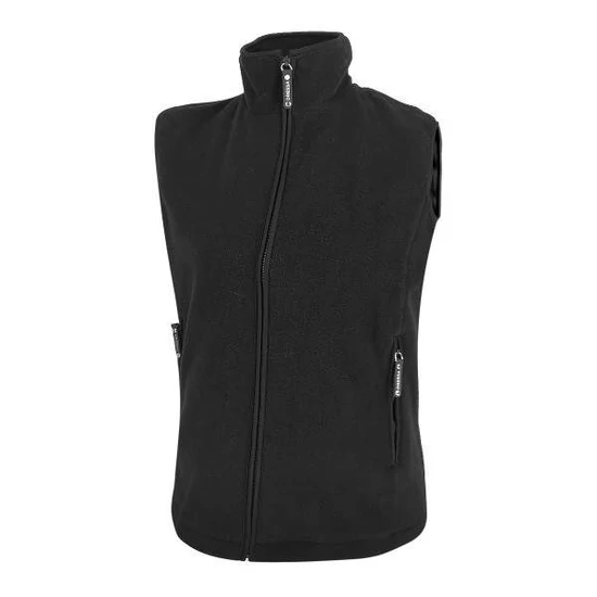 Dressa Basic Thermo cipzáros női polár mellény - fekete (S-4XL)