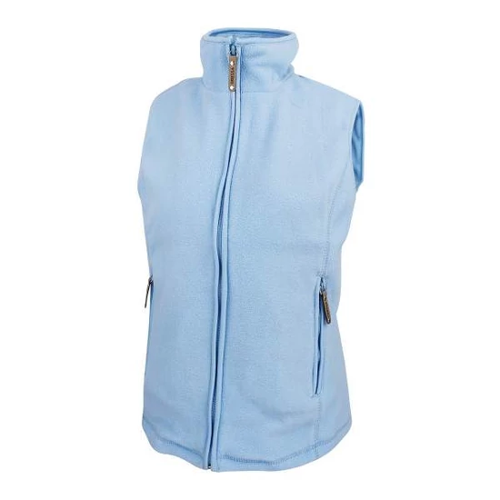 Dressa Home Thermo cipzáros női polár mellény - világoskék (S-4XL)