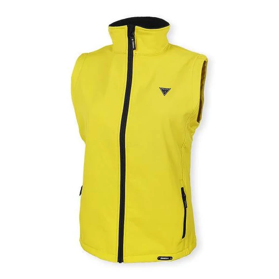 Dressa Softshell vízálló női mellény polár béléssel - sárga (XS-XXL)