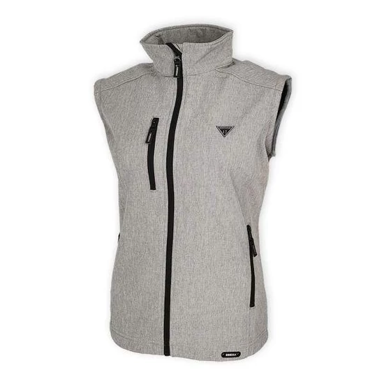 Dressa Softshell vízálló női mellény polár béléssel - szürke (S-4XL)