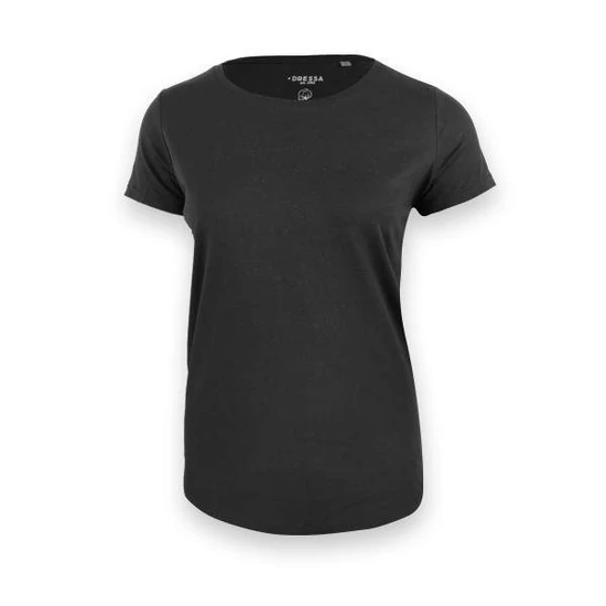 Dressa Supima női pamut póló - fekete (XS-XXL)