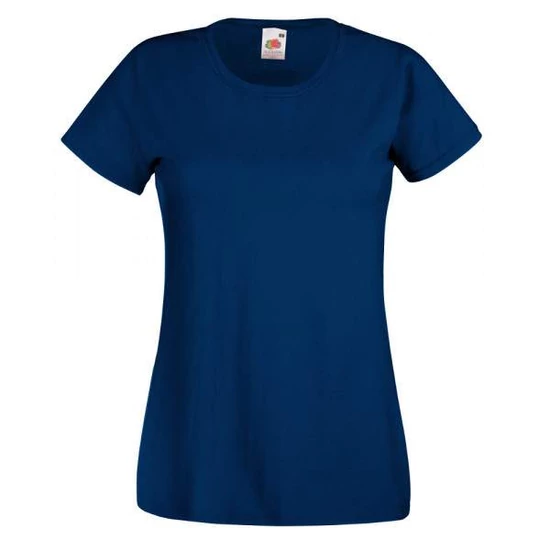Fruit of the Loom 61372 Valueweight T női rövid ujjú póló- sötétkék (XS-XXL)
