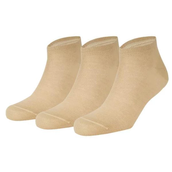 Dressa Fitness pamut titokzokni - 3 pár-drapp